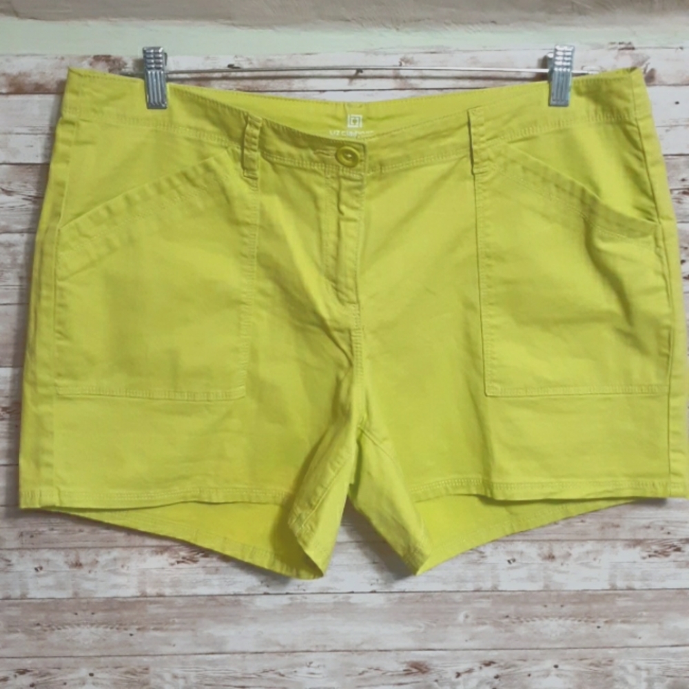 Liz Claiborne 16 Lime Green Shorts